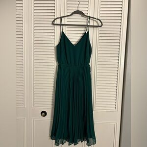 Green Midi Cocktail Dress